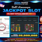 Bukti JP Slot Gates Of Olympus BIRUTOTO 28 Oktober 2025 Rp 20.000.000,- LUNAS