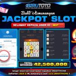Bukti JP Slot Mahjong Ways BIRUTOTO 25 Oktober 2025 Rp 42.500.000, – LUNAS